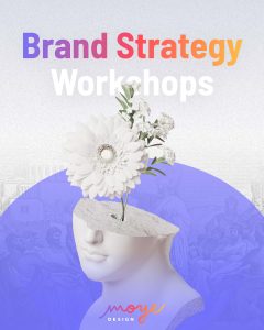 Brand strategy workshops promo poster